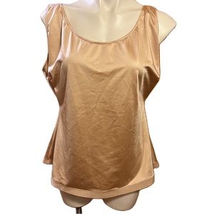 Spanx Shape Wear Tank Top Undershirt Tummy Control Tan‎ Size 3X